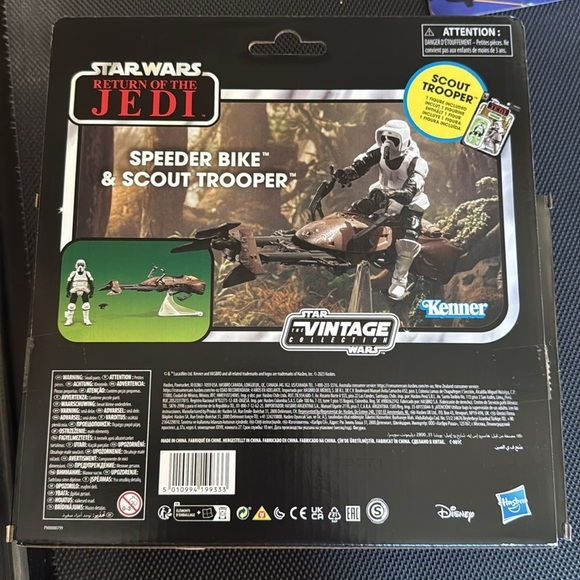 Star Wars Return of the Jedi Speeder Bike & Scout Trooper Set - Picture 2 of 3